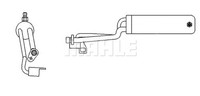Mahle AD 69 000S Trockner, Klimaanlage FüR Nissan Qashqai / Qashqai +2 I (J10, N