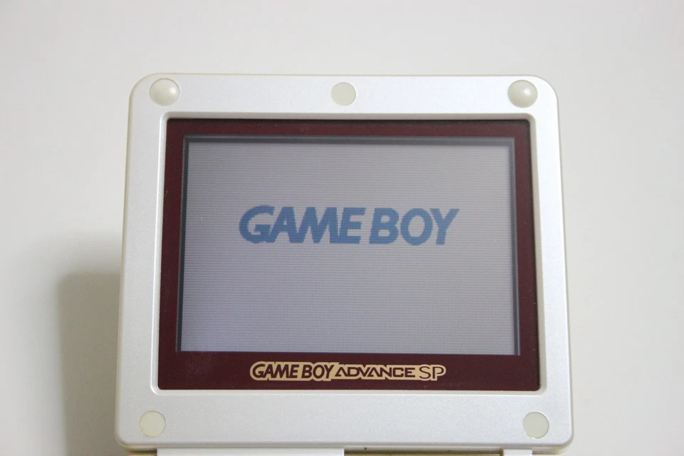Nintendo Game Boy Advance SP Famicom Color Edition Console w/ GBA MAKAIMURA - Image 3 of 4