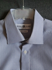 Royal Class Selection - Herren-Business-Hemd - Langarm 42 - weiss/blau - Toll !!