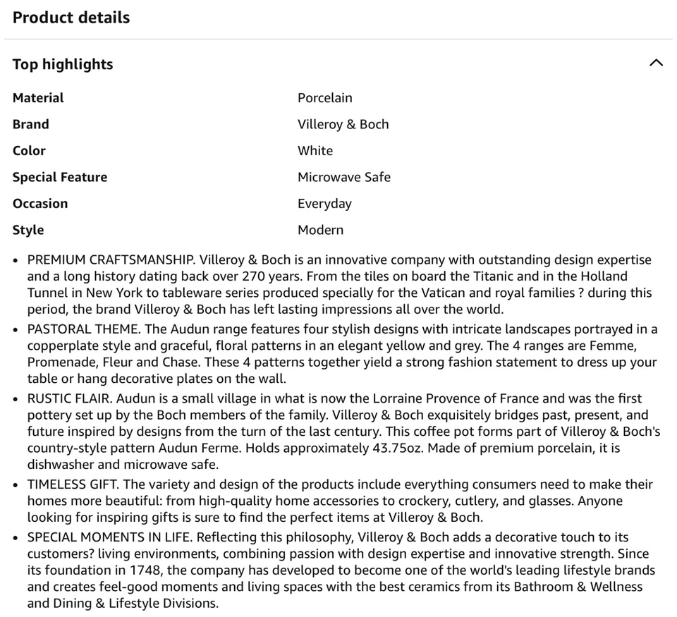 Villeroy & Boch For Me Salad Plate Premium Porcelain 8.5 Inch - Image 3 of 4