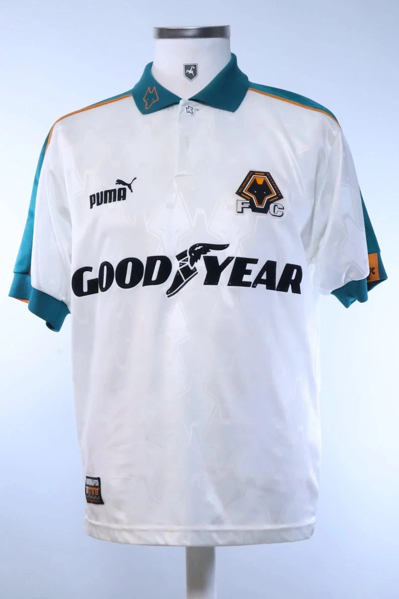 Maillot De Foot Vintage Wolverhampton Wanderers – Extérieur 1997-1999 – Taille M – Rare