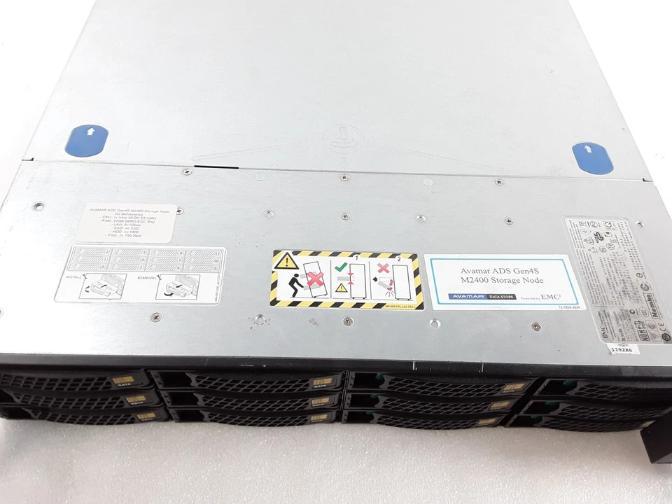 EMC Avamar ADS Gen4S M2400 Storage Node Xeon E5-2603 32GB DDR3 ECC Reg - Bild 2 von 4
