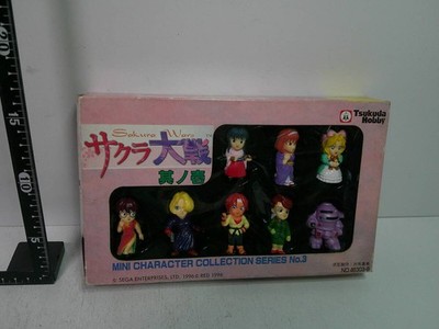 8 Figuren Sakura Wars Mini Charakter Sammlung Gashapon Gasha Spielset Full Set
