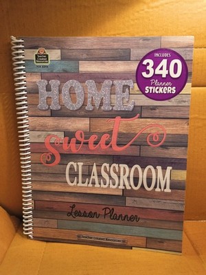 Home Sweet Classroom Lesson Planner by Teacher Created Resources (2019, Spiral)