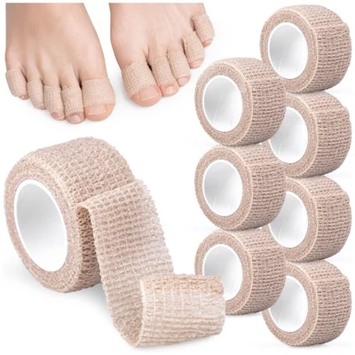 SULPO Fingerverband selbsthaftend 2,5 cm x 4,5 m, elastisch, wasserfest, 8 Stück
