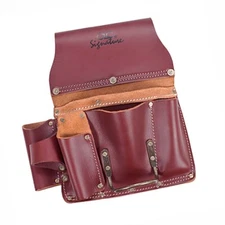 New CLC Signature 11-pocket Tool Pouch Fits Belts up to 3" Wide Oxblood Leather