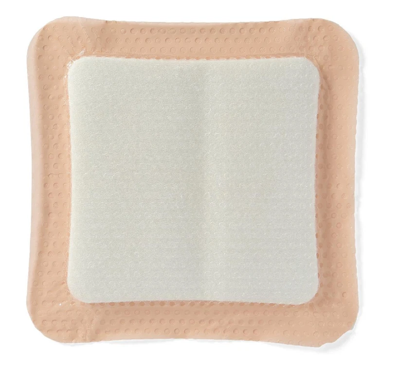 Medline Optifoam Gentle Silicone-Faced Foam Dressing 6" x 6", Box of 10 - Image 4 of 4