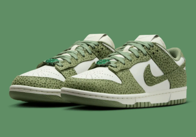 nike dunk low oil green