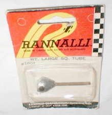 (2) Rannalli Slot Car Lead Drop Arms with Square Tube Shafts 5:40 Thread NOS