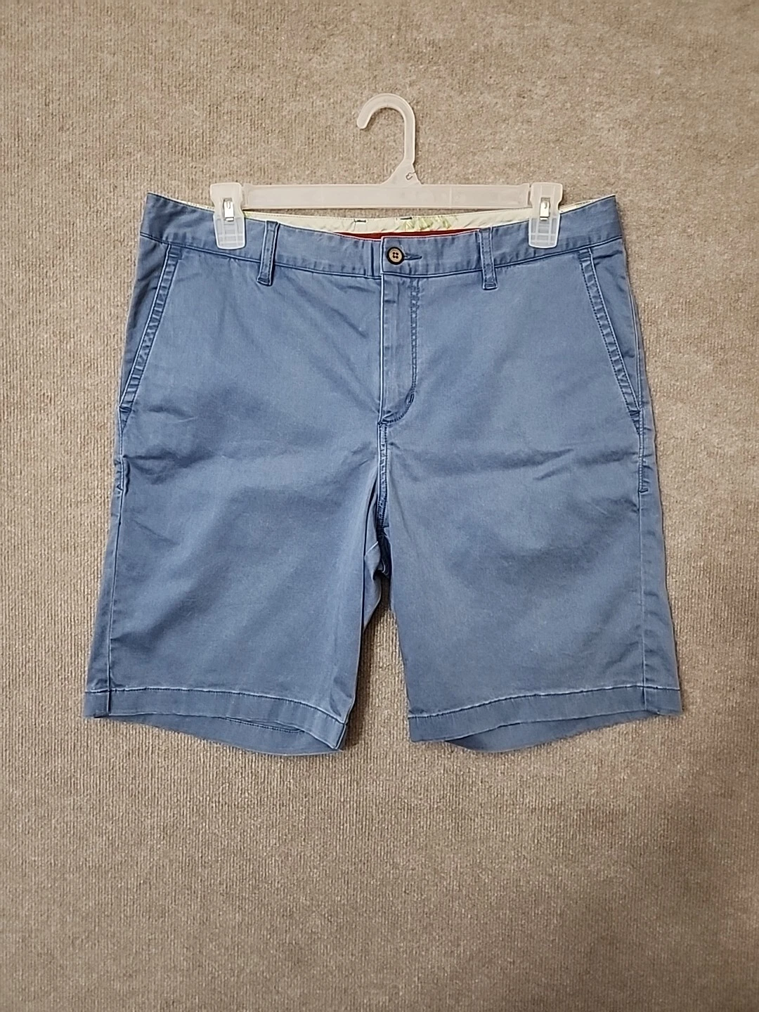 Tommy Bahama Shorts Mens 35 Blue Tencel Pockets Lightweight Chino