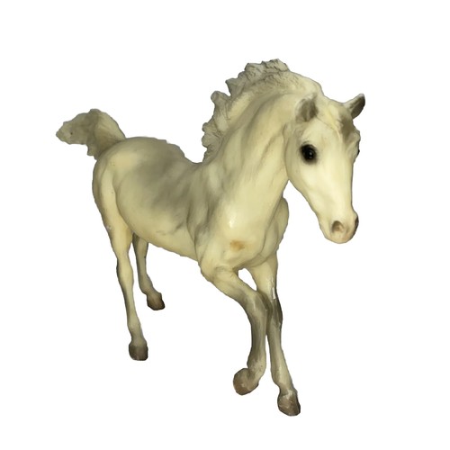 Vintage Rare Breyer Molding Co Western Running Straight Tail Horse - 第 1/9 張圖片
