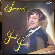 Sincerely Jack Jones. 1972 Vinyl LP Record Coral CPS89
