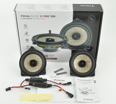 FOCAL IC MBZ 100 4'' P'N'P COAXIAL TOP SOUND QUALITY INSIDE FLAX EVO FOR MERCEDES