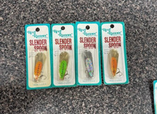 * REEF RUNNER * SLENDER SPOON ' MIXED LOTOF 4 ' 1/4 OZ - MULTI SEASON/SPECIES
