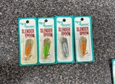 * REEF RUNNER * SLENDER SPOON ' MIXED LOTOF 4 ' 1/4 OZ - MULTI SEASON/SPECIES