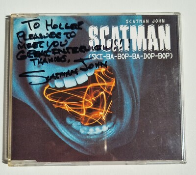 Scatman John  Ski Ba Bop CD  SIGNED    Very Very  RARE