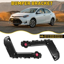 For 2017 2018 2019 Toyota Corolla Front Bumper Brackets Left Right Set 2pcs