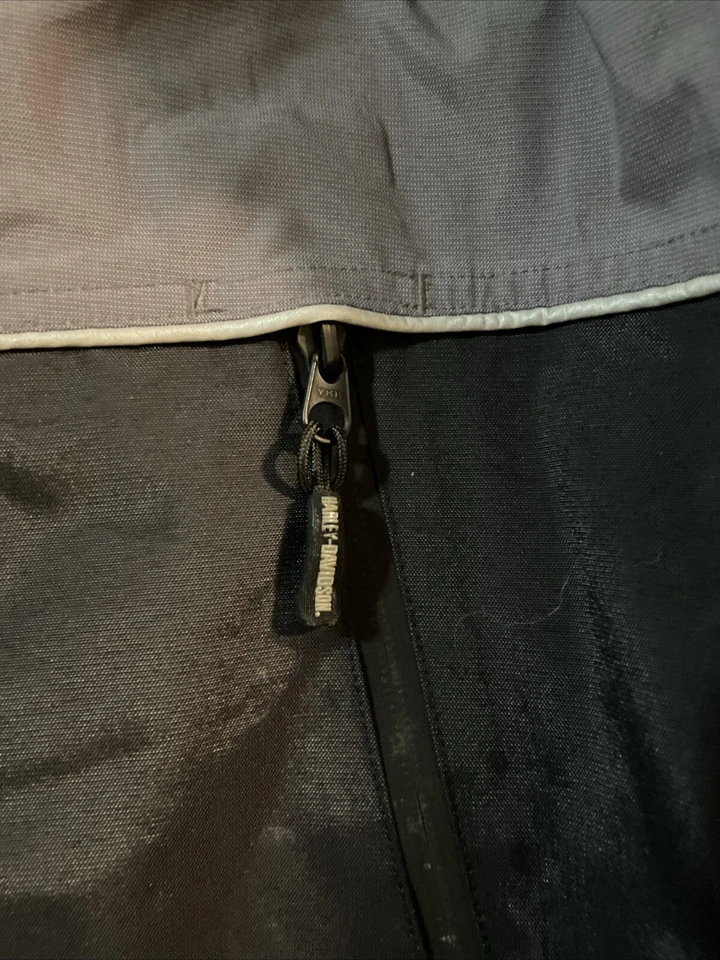 Harley Davidson Overpass Reflective Hooded Rain Jacket Men's XS - Image 3 of 4