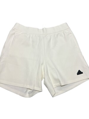 ADIDAS ZNE PREMIUM SHORTS IN5098 WHITE Size Large