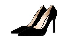 LUXURY PRADA PUMPS STILETTOS SHOES 1I939F BLACK VELVET NEW US 10 EU 40 40,5 UK 7