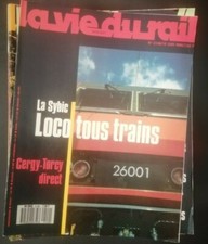 La vie du rail N° 2149 16 juin 1988 Sybic Cergy Torcy Chemin fer Train Belfort