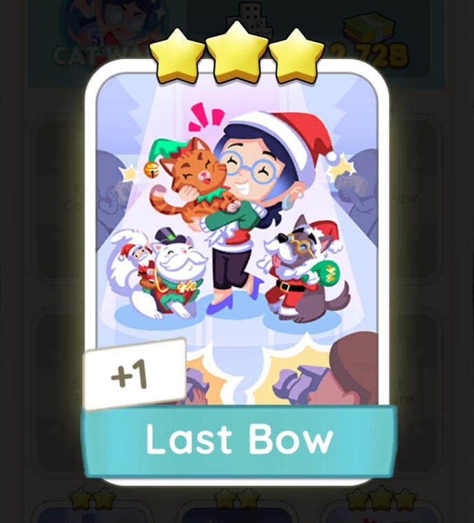 Last Bow - Monopoly Go - Sticker - 3Star⭐️