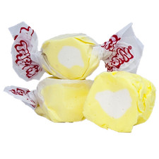 LEMON CREAM Salt Water Taffy Candy TAFFY TOWN 1/4 LB to 10 LB BAG -FREE SHIPPING