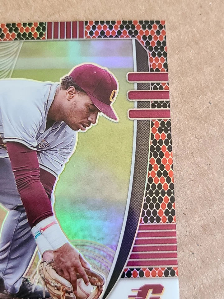 Zavier Warren 2020 Panini Prizm Draft Pick Snakeskin Print 24/25 Brewers - Image 3 of 4