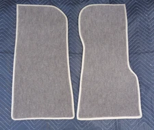 NEW Jaguar XJS 93 94  front carpet SET LH & RH rattan with doeskin edging
