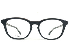 Christian Dior Eyeglasses Frames Montaigne n40 VSW Black Silver 51-18-145