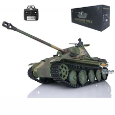 Henglong 1/16 RTR 2.4G RC Tank 7.0 3879 German Panther G Infrared System Smoke