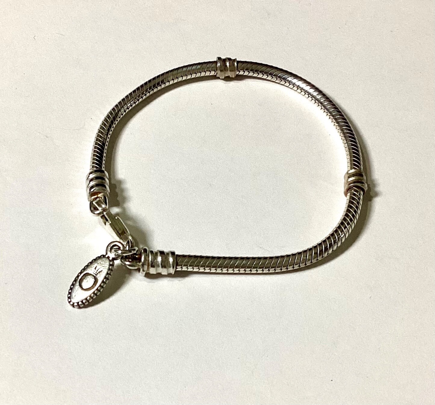 Pandora Moments Silver Snake Chain Bracelet Length 16.5 cms VGC s925 ALE Gift
