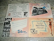 Vintage Bellevue Casino 1954 Booklet Pamphlet (R2)