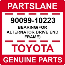 90099-10223 Toyota OEM Genuine BEARING(FOR ALTERNATOR DRIVE END FRAME)