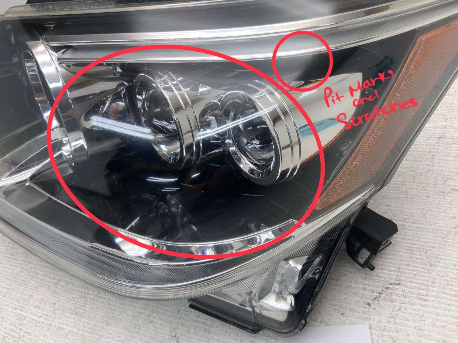 2014 2015 2016 2017 LEXUS GX460 DRIVER LH SIDE LED HEADLIGHT OEM *NO