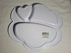 Disney Princesses Divided Plate Pink New Zak! Designs Plastic Belle Ariel — photo 3