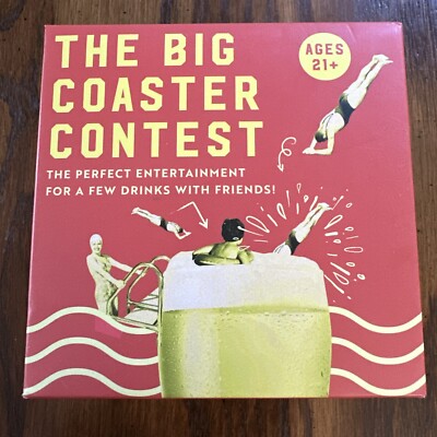 NEW PROFESSOR PUZZLE THE BIG COASTER CONTEST-30 COASTER FOR AGES 21+