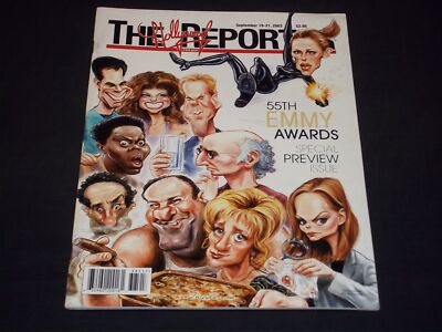 2003 SEPTEMBER 19-21 THE HOLLYWOOD REPORTER MAGAZINE - 55TH EMMY AWARDS - L 2276