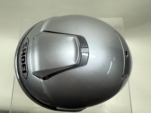 Shoei Neotec Motorcycle Helmet Light Silver Flip Up Built-in Sun Shield XL9 - Picture 12 of 22