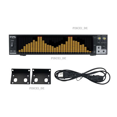 BDS PP-131 Yellow Audio Spectrum Analyzer Display 2U Rack 31-Band Music Rhythm