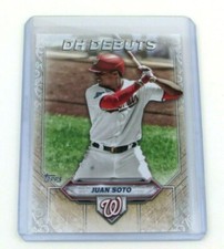 2021 Topps Series 2 DH Debuts Insert Juan Soto DHD-12 Platinum Parallel 68/70