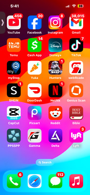 Apple iPhone 13 (TMobile) With TikTok and CapCut 