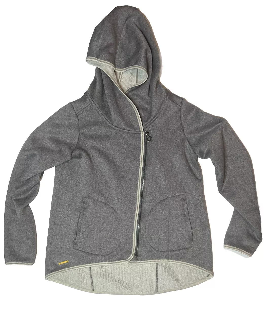lole diagonal zipper front hoodie