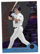 MIKE PIAZZA 2000 TOPPS FINEST CARD NM-MT CONDITION NEW YORK METS