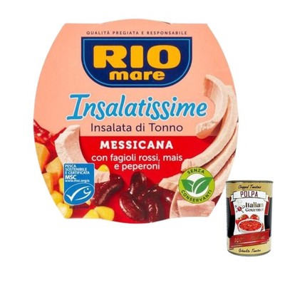 Rio Mare Insalatissime Mexikanischer Thunfischsalat 24x160g +Polpa 400g