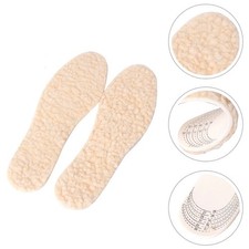 Fleece Lined Insole Latex Wear Resistance For Children 2 Pairs 9.4x3.1in