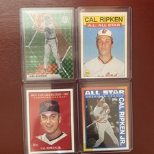 Cal Ripken Jr 4 Card Lot Topps & Mosaic