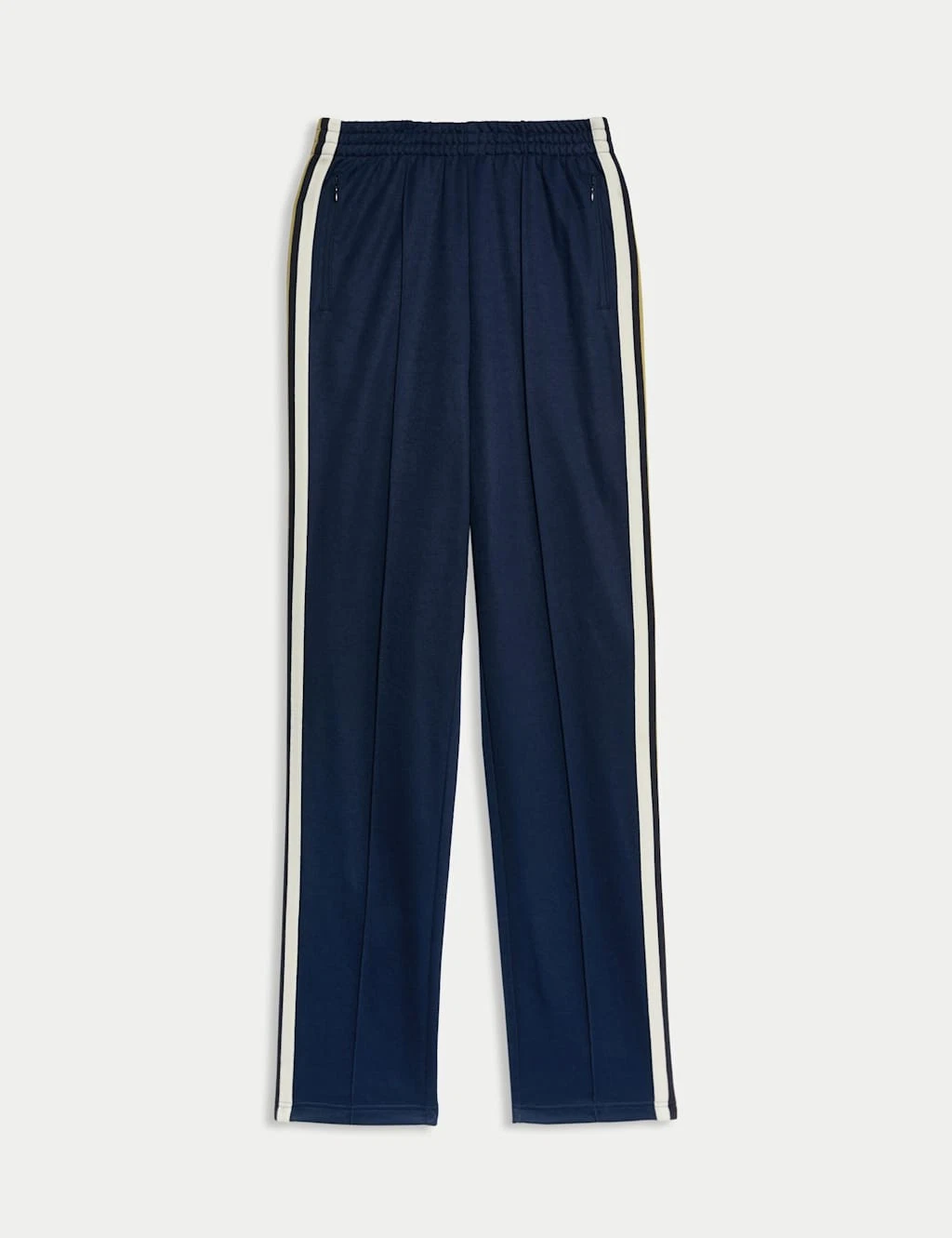 Marks & Spencer Womens Joggers in Navy 18 Long - M&S