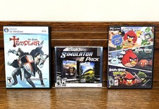 ANGRY BIRDS + SPACE + SEASONS-TRAINZ SIMULATOR 2 Pack-The First TEMPLAR PC NICE!