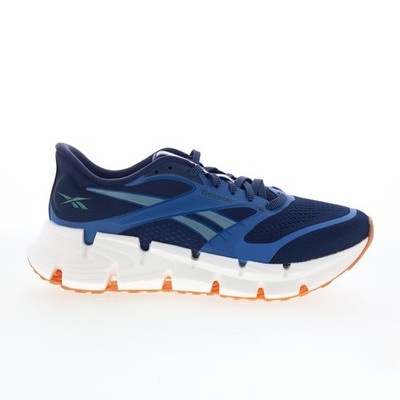 Reebok Floatzig 2 Mens Blue Mesh Lace Up Athletic Running Shoes